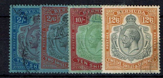 Image of Bermuda SG 88/93 FU British Commonwealth Stamp